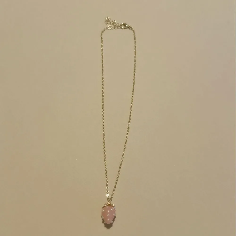 Elegant Pink Pendant Necklace S900